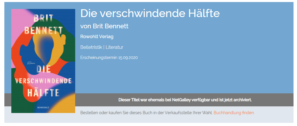 Der Verlag hat einen Titel archiviert - was bedeutet das? – NetGalley